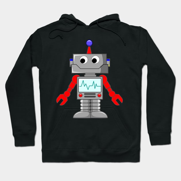 Robot shirt Hoodie by slagalicastrave